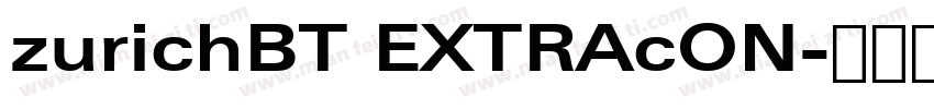 zurichBT EXTRAcON字体转换